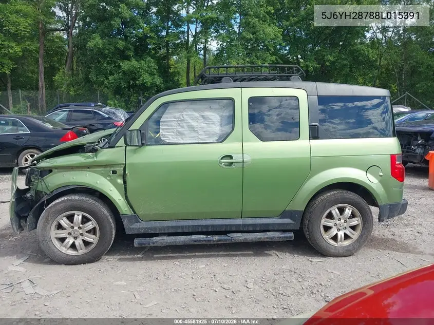 2008 Honda Element Ex VIN: 5J6YH28788L015391 Lot: 45581925