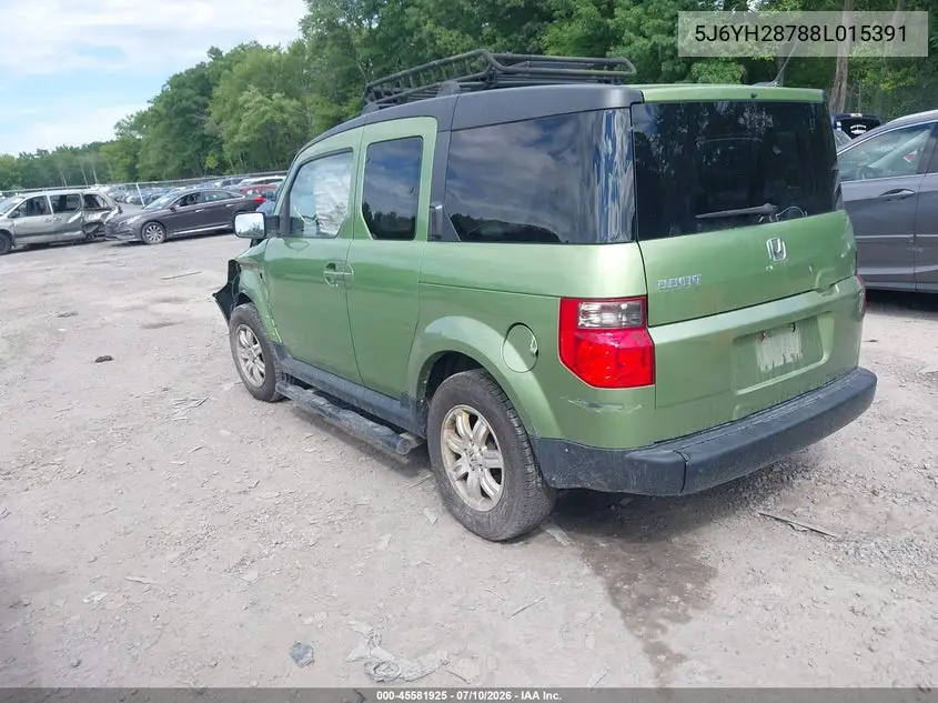 2008 Honda Element Ex VIN: 5J6YH28788L015391 Lot: 45581925