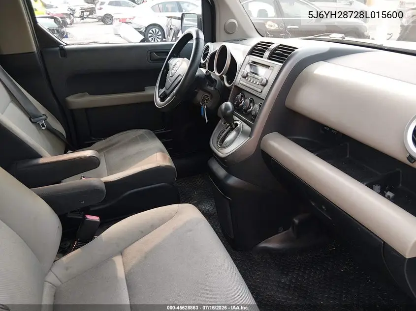 2008 Honda Element Ex VIN: 5J6YH28728L015600 Lot: 45628863