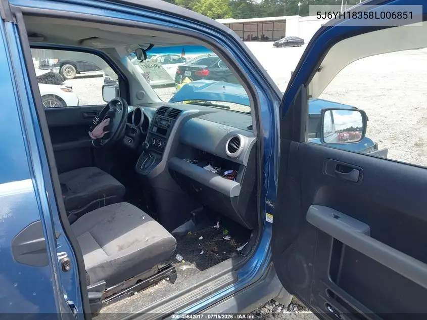 2008 Honda Element Lx VIN: 5J6YH18358L006851 Lot: 45642017