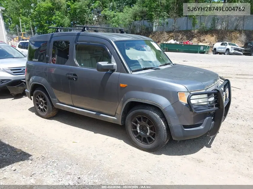 2009 Honda Element Ex VIN: 5J6YH28749L004762 Lot: 45228266