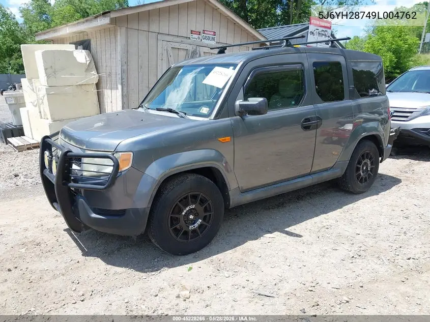 2009 Honda Element Ex VIN: 5J6YH28749L004762 Lot: 45228266