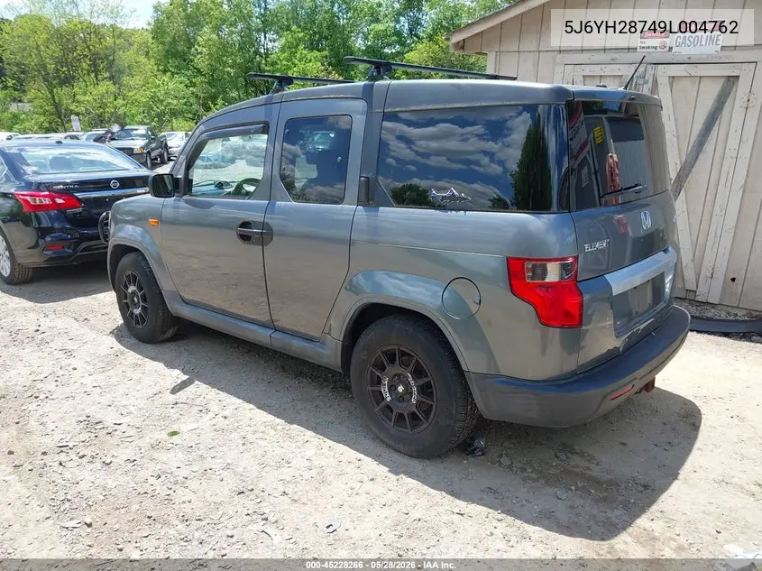 2009 Honda Element Ex VIN: 5J6YH28749L004762 Lot: 45228266