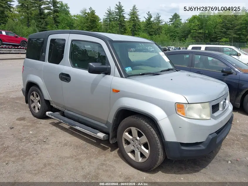 2009 Honda Element Ex VIN: 5J6YH28769L004925 Lot: 45230945