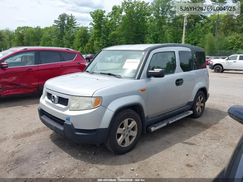 2009 Honda Element Ex VIN: 5J6YH28769L004925 Lot: 45230945