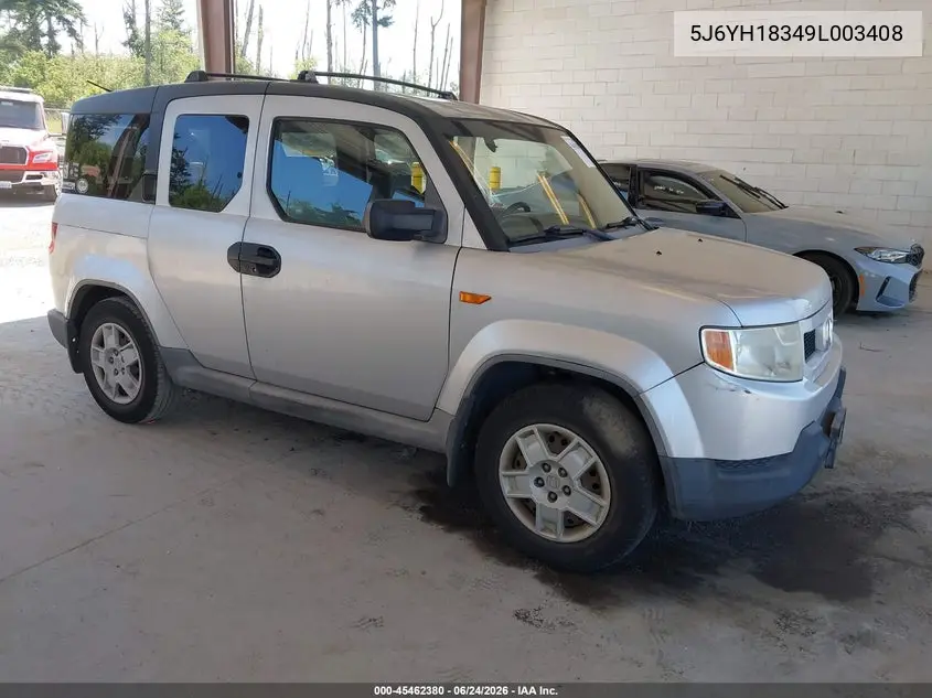 2009 Honda Element Lx VIN: 5J6YH18349L003408 Lot: 45462380