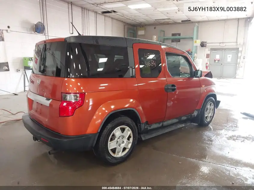 2009 Honda Element Lx VIN: 5J6YH183X9L003882 Lot: 45464684