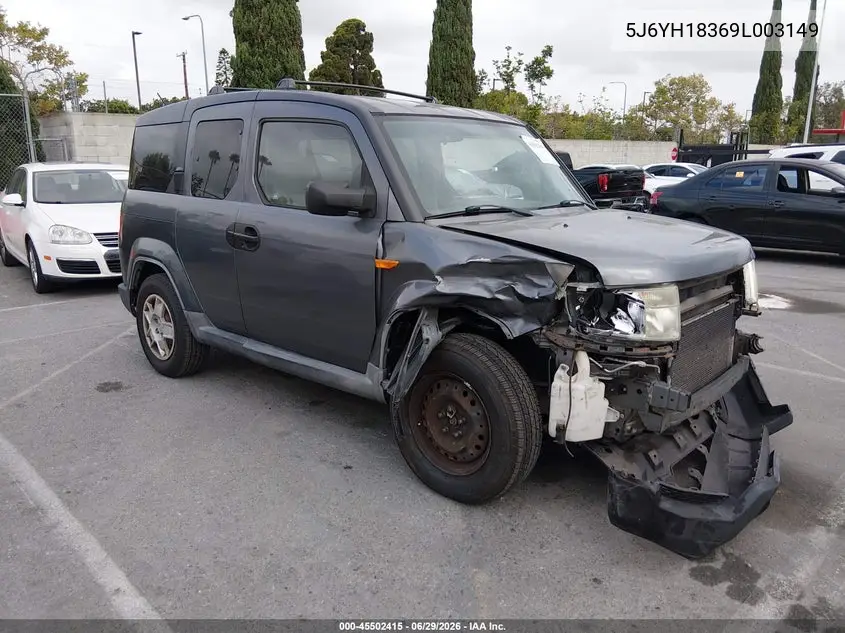 2009 Honda Element Lx VIN: 5J6YH18369L003149 Lot: 45502415