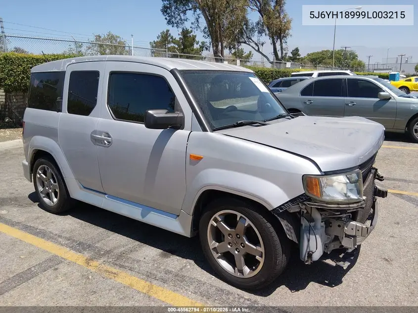 2009 Honda Element Sc VIN: 5J6YH18999L003215 Lot: 45562794