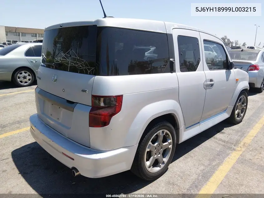 2009 Honda Element Sc VIN: 5J6YH18999L003215 Lot: 45562794