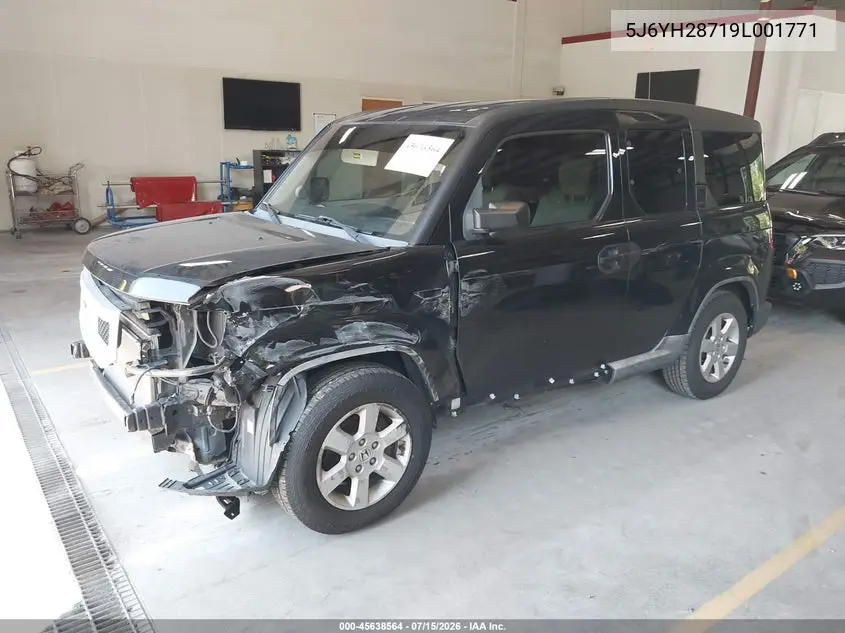 2009 Honda Element Ex VIN: 5J6YH28719L001771 Lot: 45638564