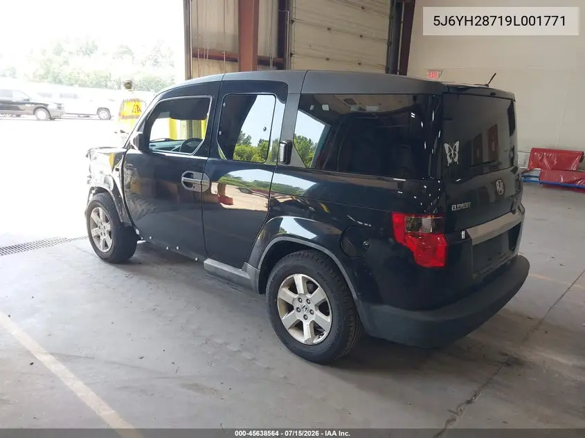 2009 Honda Element Ex VIN: 5J6YH28719L001771 Lot: 45638564