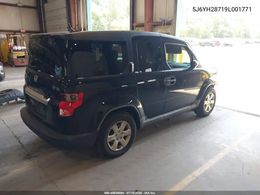 2009 Honda Element Ex VIN: 5J6YH28719L001771 Lot: 45638564