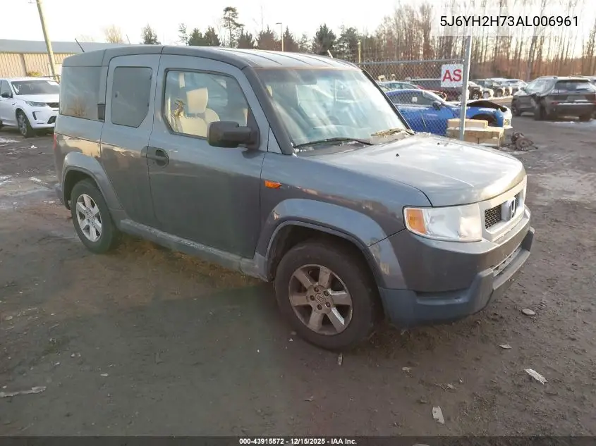 5J6YH2H73AL006961 2010 Honda Element Ex