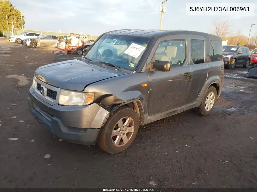 5J6YH2H73AL006961 2010 Honda Element Ex