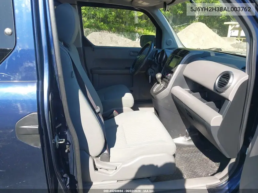 2010 Honda Element Lx VIN: 5J6YH2H38AL003762 Lot: 45260694
