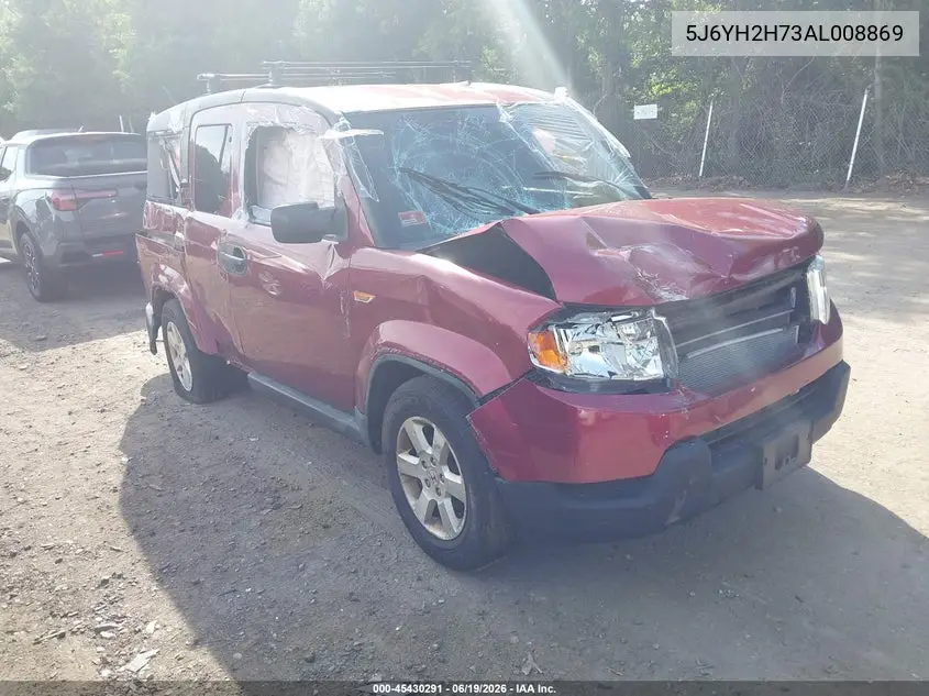 2010 Honda Element Ex VIN: 5J6YH2H73AL008869 Lot: 45430291