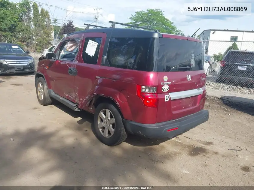 2010 Honda Element Ex VIN: 5J6YH2H73AL008869 Lot: 45430291