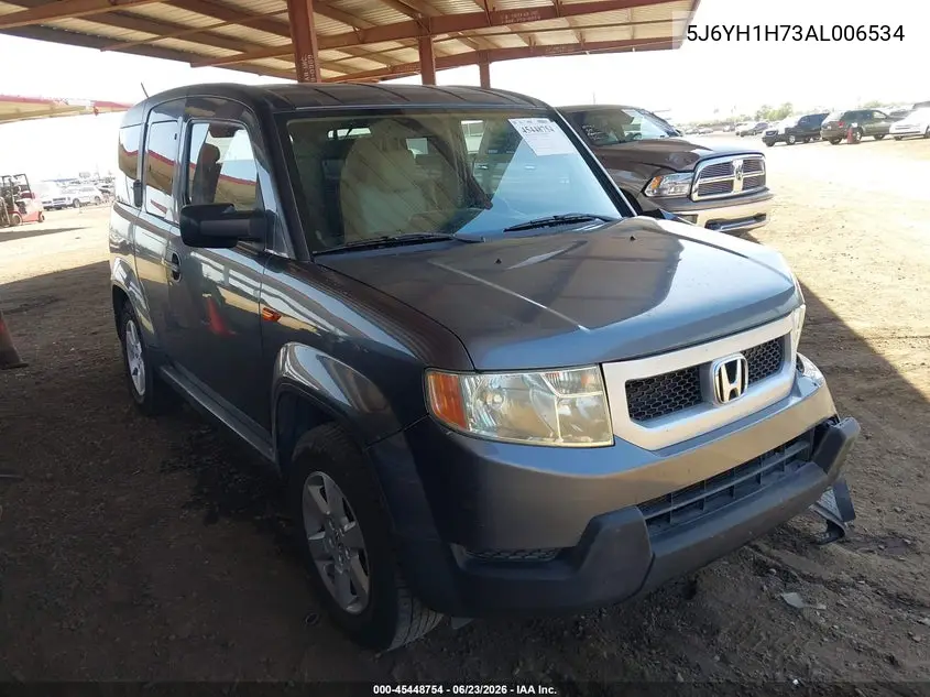 2010 Honda Element Ex VIN: 5J6YH1H73AL006534 Lot: 45448754
