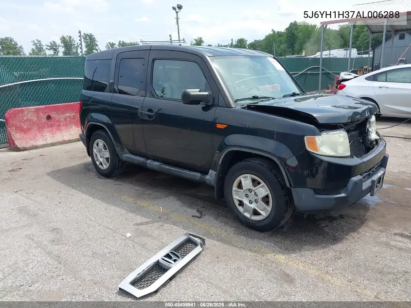 2010 Honda Element Lx VIN: 5J6YH1H37AL006288 Lot: 45499941