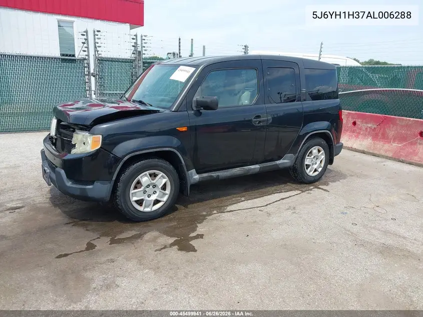 2010 Honda Element Lx VIN: 5J6YH1H37AL006288 Lot: 45499941