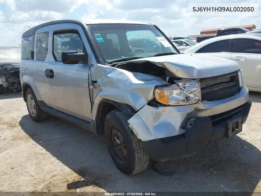 2010 Honda Element Lx VIN: 5J6YH1H39AL002050 Lot: 45534632