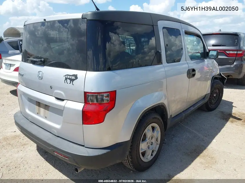 2010 Honda Element Lx VIN: 5J6YH1H39AL002050 Lot: 45534632