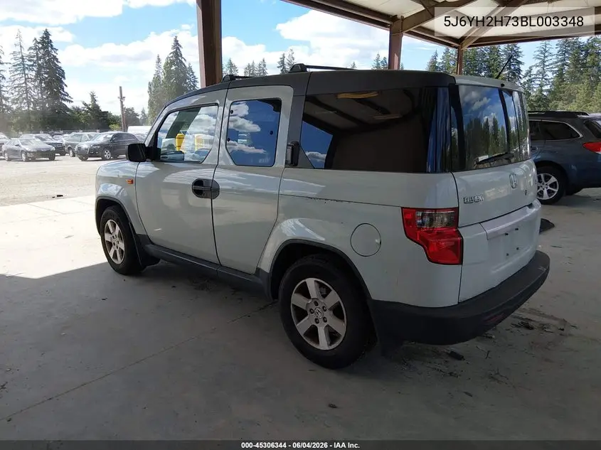 2011 Honda Element Ex VIN: 5J6YH2H73BL003348 Lot: 45306344