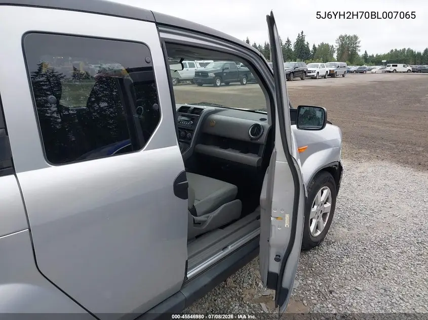 2011 Honda Element Ex VIN: 5J6YH2H70BL007065 Lot: 45546980