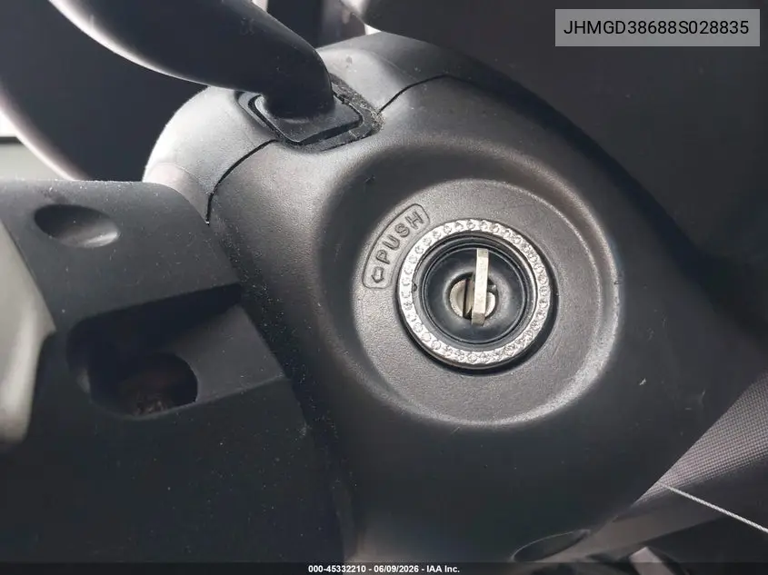 2008 Honda Fit Sport VIN: JHMGD38688S028835 Lot: 45332210
