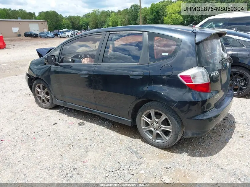 2009 Honda Fit Sport VIN: JHMGE87649S059304 Lot: 45393967