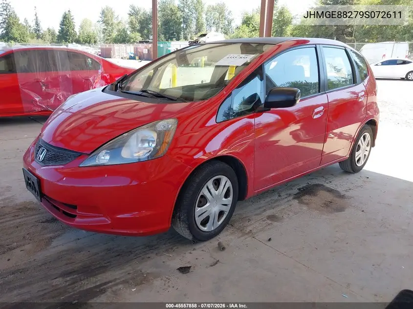 2009 Honda Fit VIN: JHMGE88279S072611 Lot: 45557858