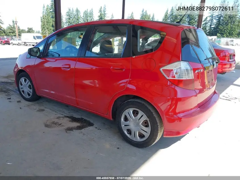 2009 Honda Fit VIN: JHMGE88279S072611 Lot: 45557858
