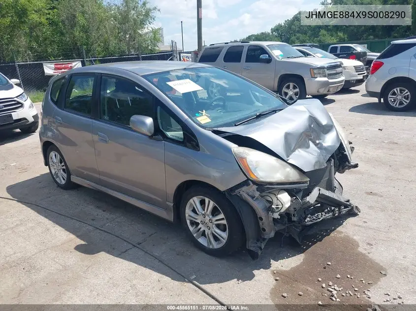 2009 Honda Fit Sport VIN: JHMGE884X9S008290 Lot: 45565151