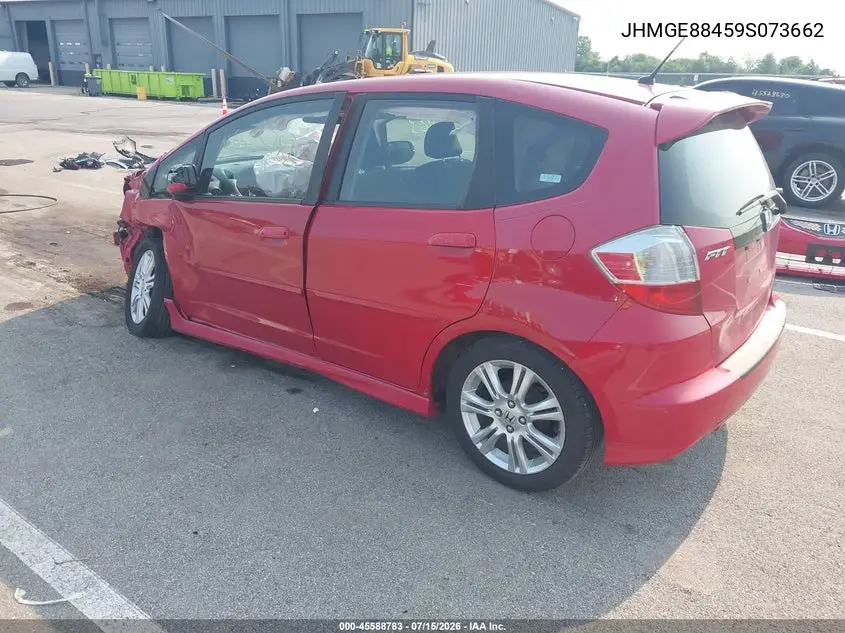 2009 Honda Fit Sport VIN: JHMGE88459S073662 Lot: 45588783