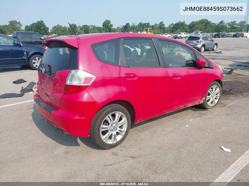 2009 Honda Fit Sport VIN: JHMGE88459S073662 Lot: 45588783