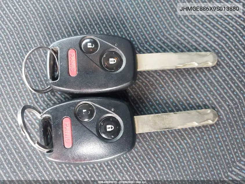 2009 Honda Fit Sport VIN: JHMGE886X9S013880 Lot: 45595015