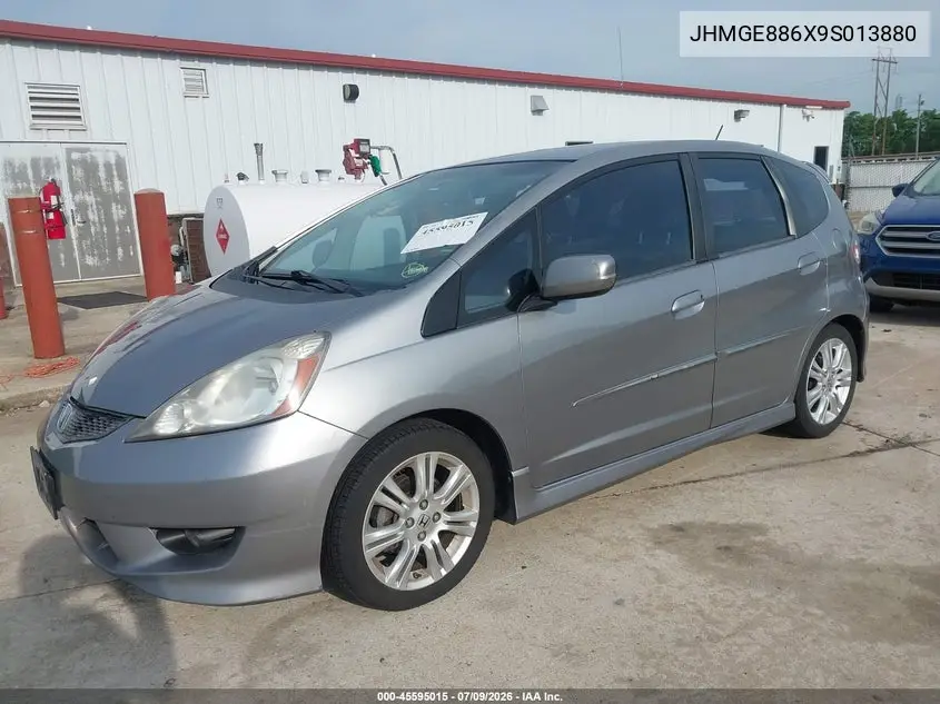 2009 Honda Fit Sport VIN: JHMGE886X9S013880 Lot: 45595015