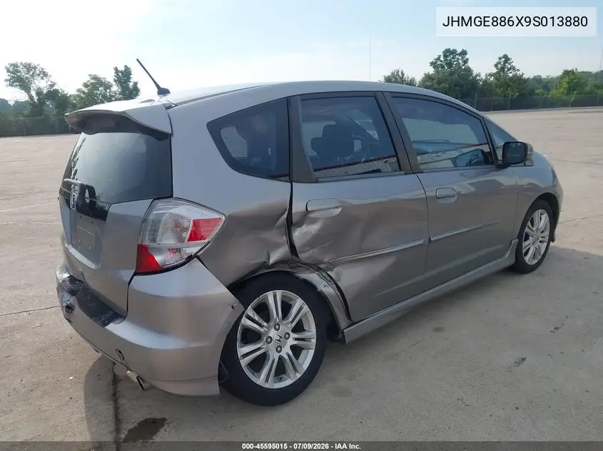 2009 Honda Fit Sport VIN: JHMGE886X9S013880 Lot: 45595015