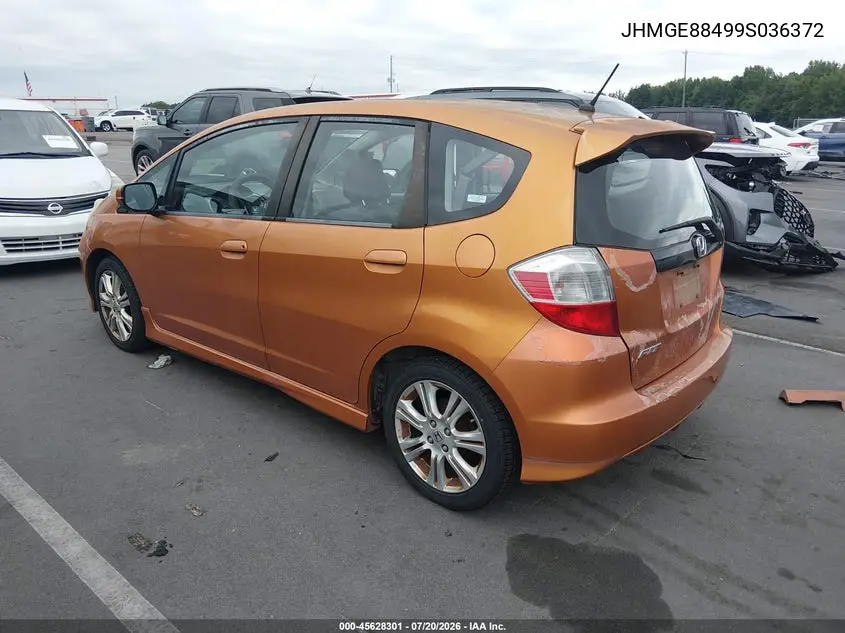 2009 Honda Fit Sport VIN: JHMGE88499S036372 Lot: 45628301