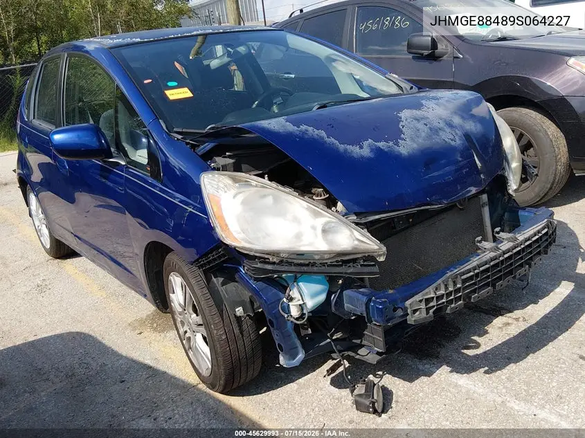 2009 Honda Fit Sport VIN: JHMGE88489S064227 Lot: 45629993
