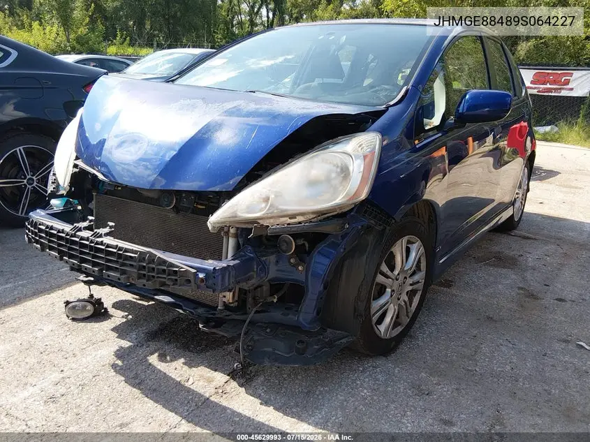 2009 Honda Fit Sport VIN: JHMGE88489S064227 Lot: 45629993