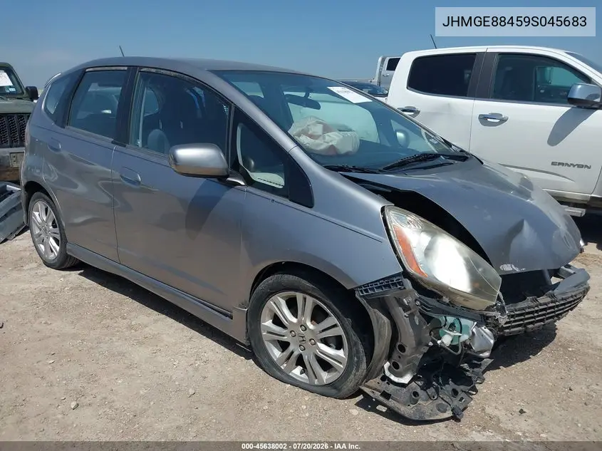 2009 Honda Fit Sport VIN: JHMGE88459S045683 Lot: 45638002