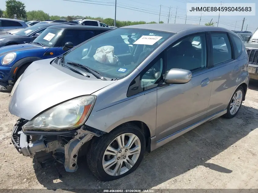 2009 Honda Fit Sport VIN: JHMGE88459S045683 Lot: 45638002