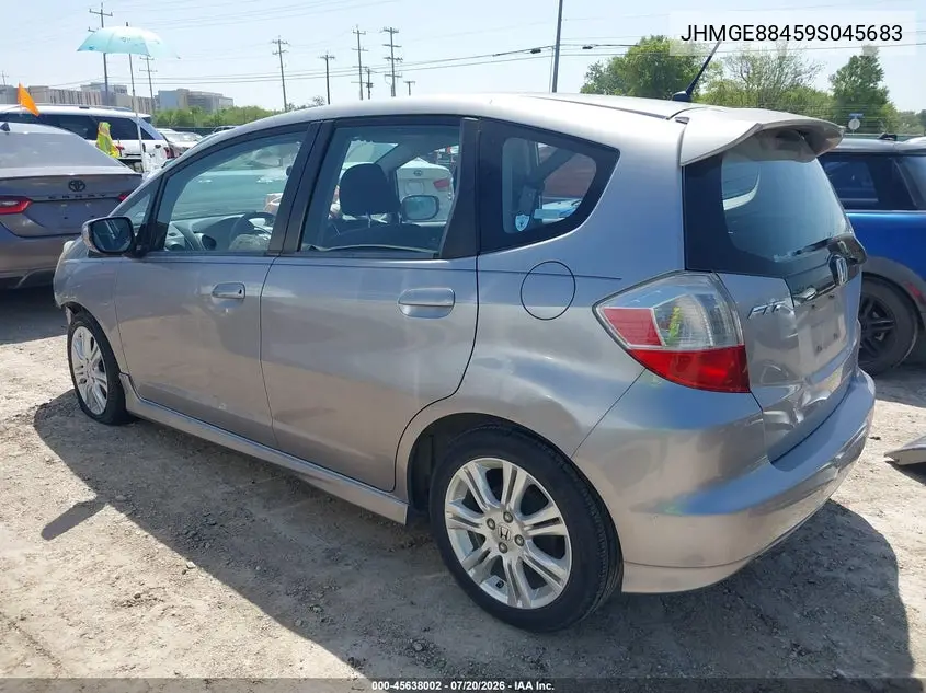 2009 Honda Fit Sport VIN: JHMGE88459S045683 Lot: 45638002