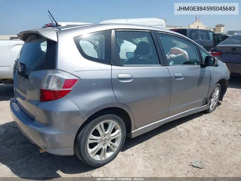 2009 Honda Fit Sport VIN: JHMGE88459S045683 Lot: 45638002