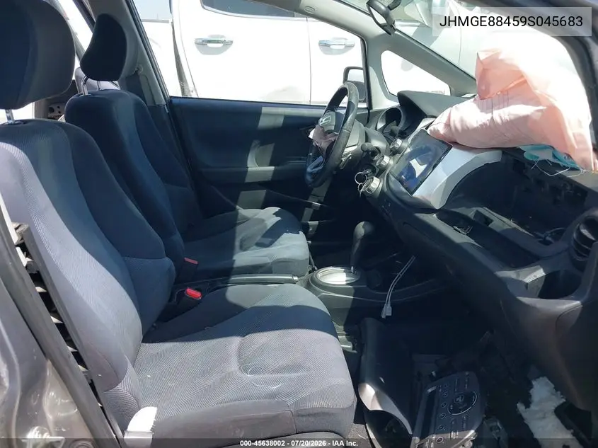 2009 Honda Fit Sport VIN: JHMGE88459S045683 Lot: 45638002