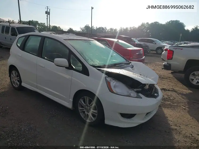 2009 Honda Fit Sport VIN: JHMGE88699S062682 Lot: 45641956