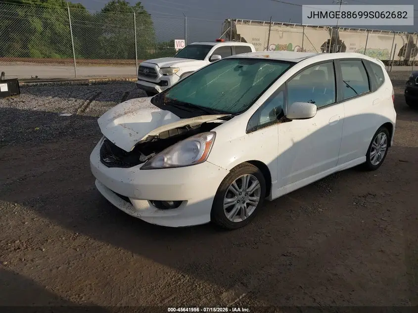 2009 Honda Fit Sport VIN: JHMGE88699S062682 Lot: 45641956