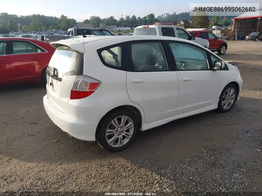 2009 Honda Fit Sport VIN: JHMGE88699S062682 Lot: 45641956